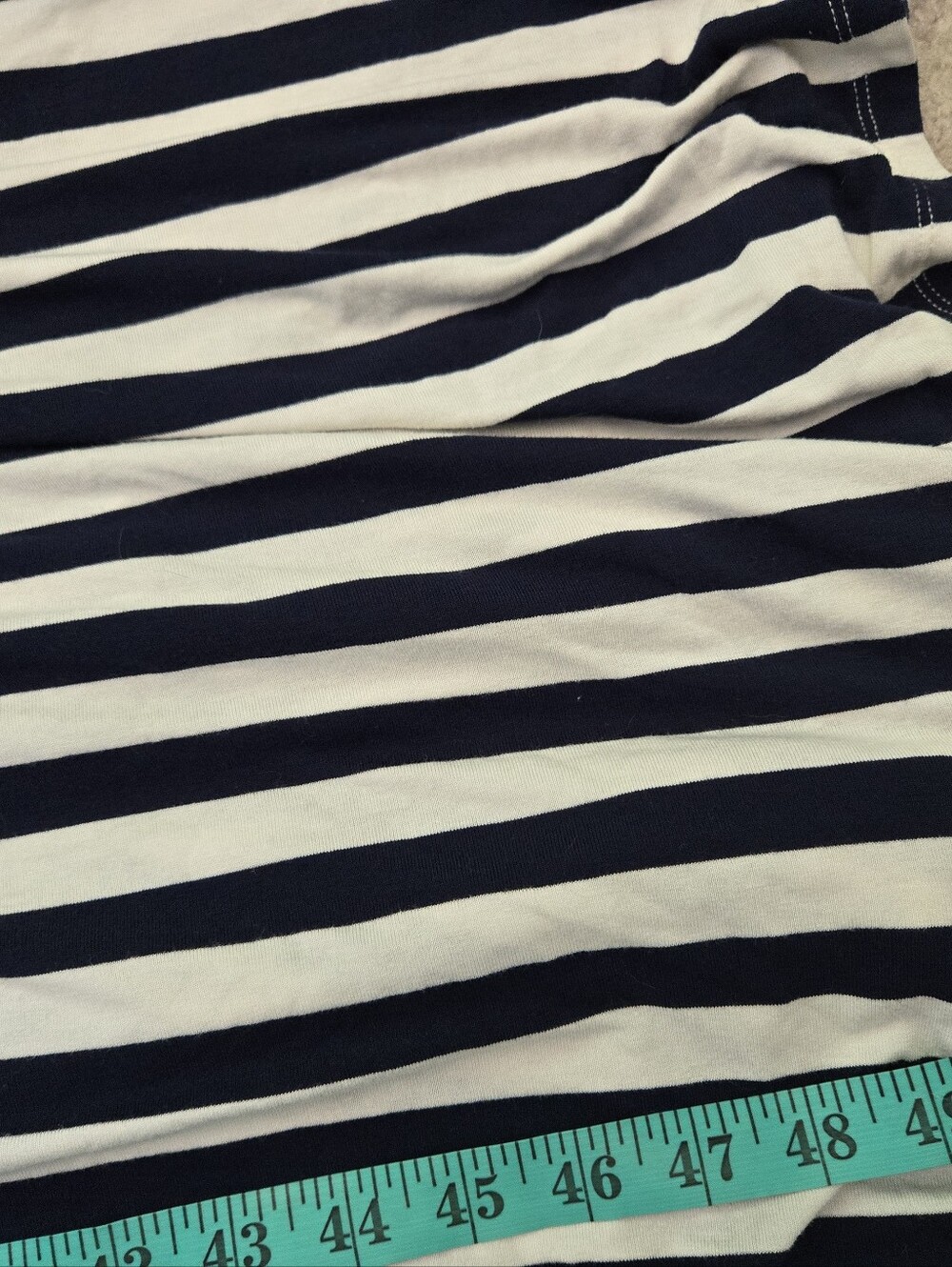 Boden Olympia Jersey Navy and White Vertical Stripe V-Neck Maxi Dress. Size 6 - Picture 11 of 11